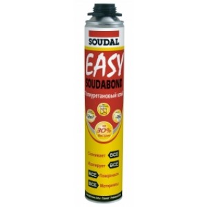 Клей-пена Soudal Soudabond Easy под пистолет 750 мл. Бельгия.