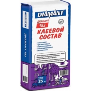 Diamant 183. РБ. 25 кг. Универсальный клей для утеплителя.