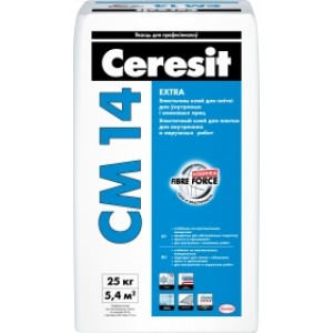 Ceresit СМ 14. Эластичный клей для плитки. РБ. 25 кг.